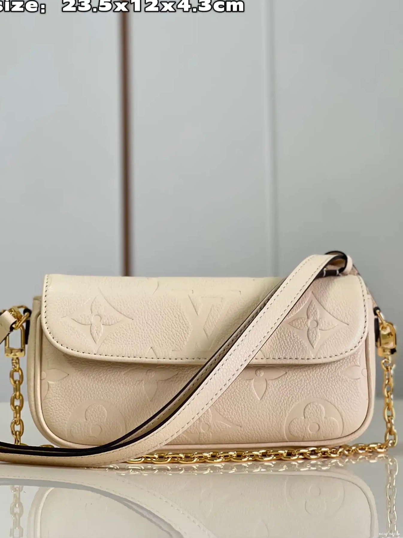 VUITTON Wallet LOUIS on Chain Ivy 0607